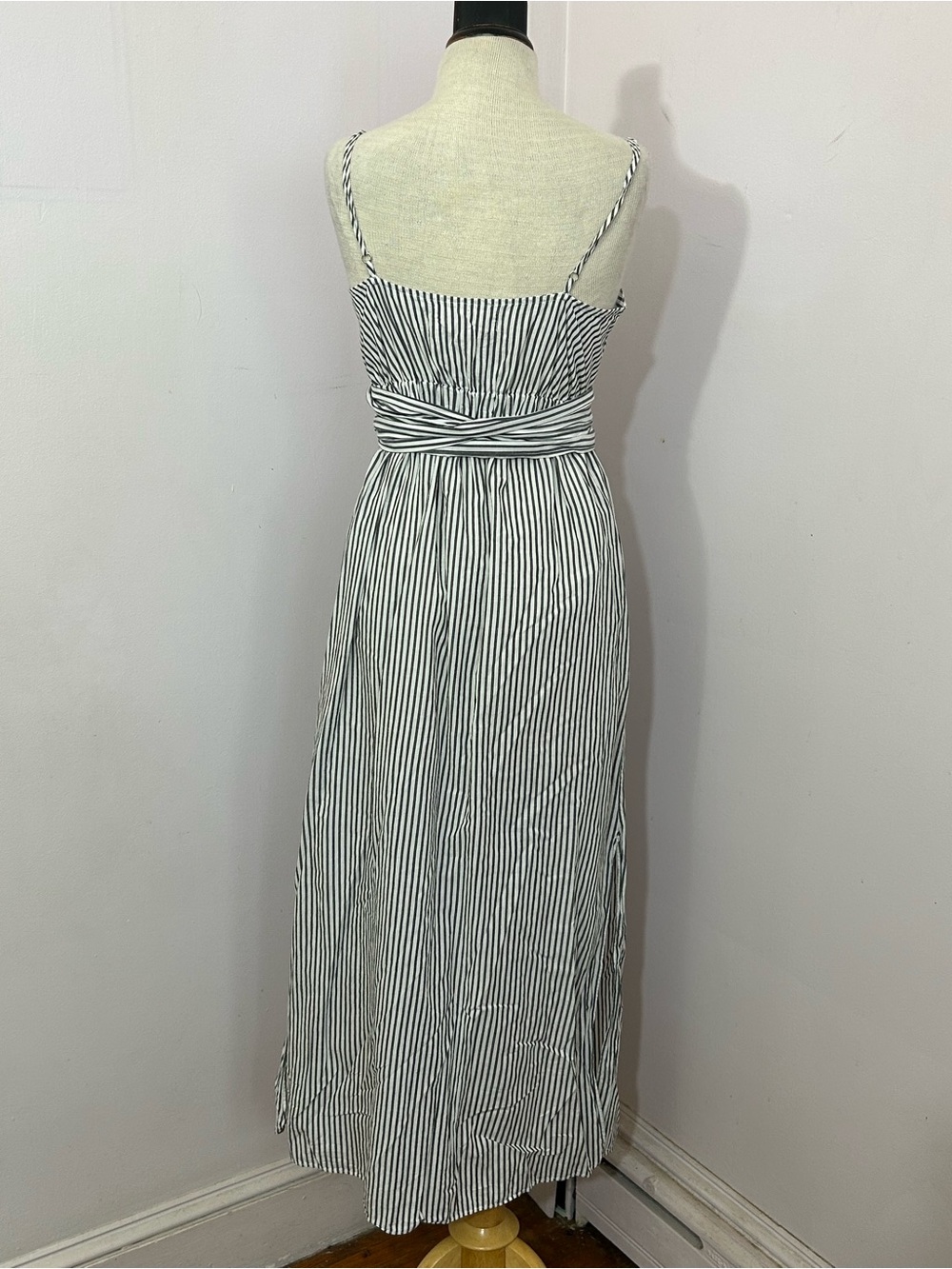 Mara Hoffman Thora Stripe Wrap Front Dress - Picture 8 of 11